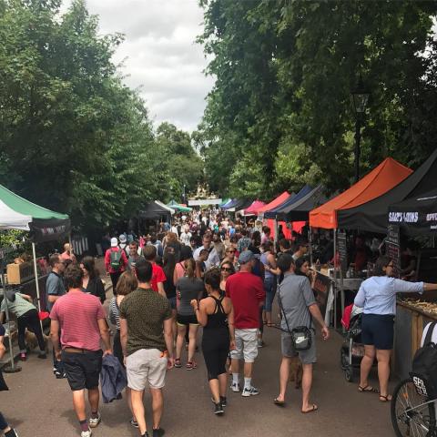 Victoria Park Market in full swing