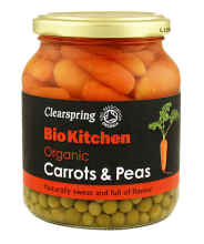 carrots peas