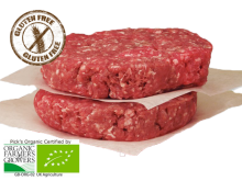 organic beef burgers