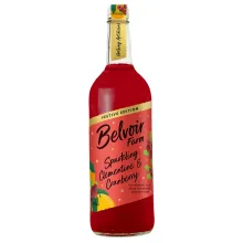 sparkling clentine and cranberry drink